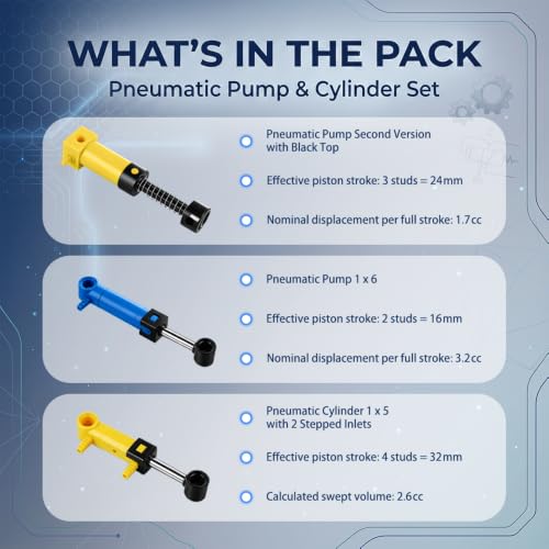 30PCS Pneumatic Kit,Compatible with Technic parts,MOC Education set