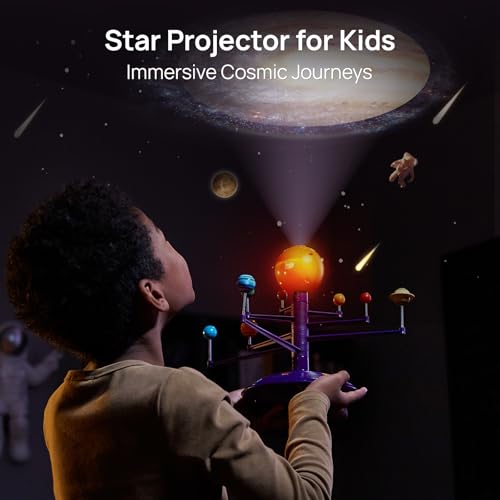 Science Can Solar System for Kids, Talking Astronomy Solar System Model Kit - color: Purple