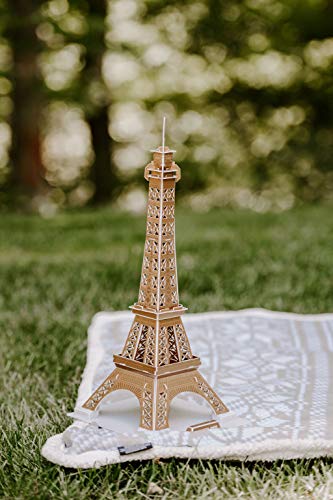 3D Puzzles for Adults and Kids | France Eiffel Tower Puzzle 3D Model Kit | Eiffel Tower Architecture Model Building Kit | Birthday Gifts for Children, Teens and Adults