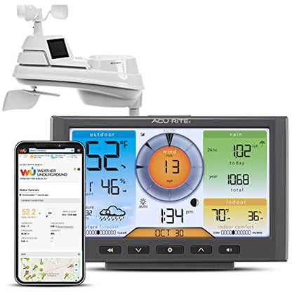 AcuRite Iris (01540MCBA1) Weather Station with Wi-Fi to Weather Underground - color: Wi-fi Connection to Weather Underground