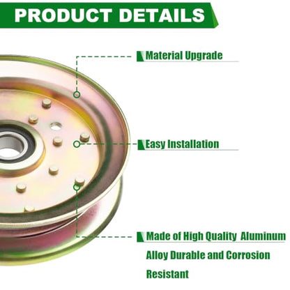 Flat Idler Pulley 103-8743 1126-9196 16-4668 for Exmark Lazer E AS S X Z Series Turf Tracer Quest ZeroTurn - color: 126-9196 103-8743 116-4668