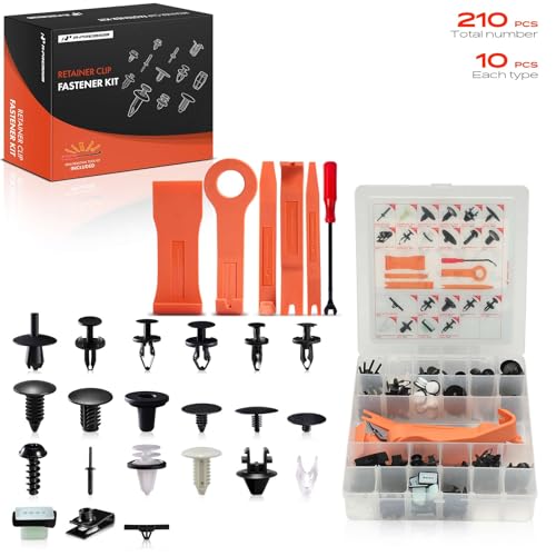 A-Premium 210PCS Fastener Retainer Clip Kit Compatible with Ford 2017-2019