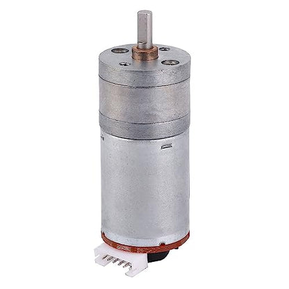 Gear Motor, High-Precision Metal Encoder Motor with Mounting Bracket 65mm Wheel Kit DC12V for Robotics Smart Car DIY Projects - size: Speed 130