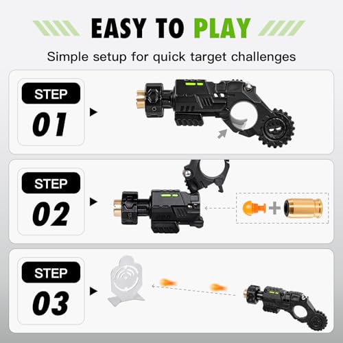 Metal Fidget Toy Gun for Adults, Alloy EDC Fidget Spinner Gun Toys