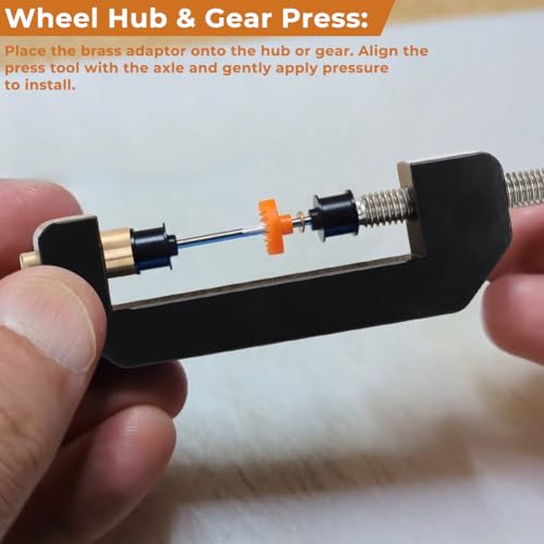 HO Slot Car Wheel & Gear Press Puller Tool 2pcs