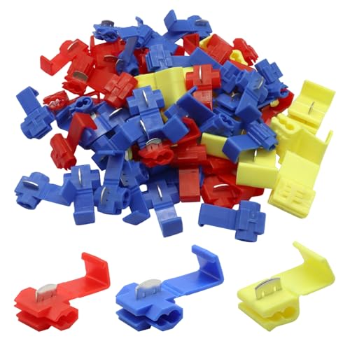 60 Pack Snap Electrical Wire Connectors Solderless