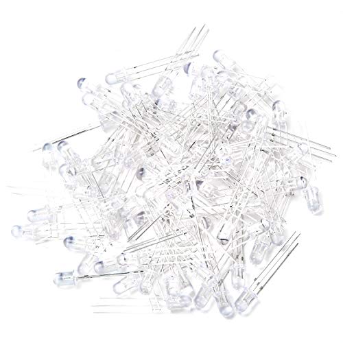 CHANZON 100 pcs 5mm Red & Blue LED Diode Lights Common Cathode - color: F) Red & Blue (Cc) (100pcs)