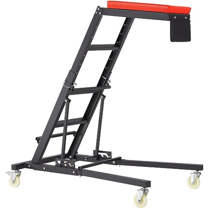 VEVOR Top Automotive Creeper, Engine Creeper 42.5"-64.8", 400 LBS Capacity High Top Creeper, 4 Swivel Caster Wheels, Padded Deck, Creeper for Home Garage, Workshop Repair Maintenance - size: 48-64 inch, style: H