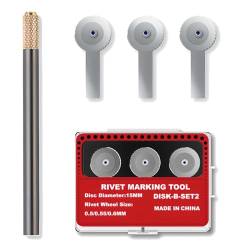 HUBEST Model Rivet Maker Tool, Large Diameter 0.5-0.6mm, for 1/72 Scale - size: RM-B2