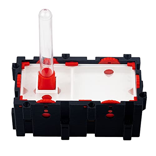 Anthouse.ES - 3D Modular Anthills - QBIK Duo Model - 6.78x12.78x5 cm - Ant Colonies - Terrarium - Large - size: Big