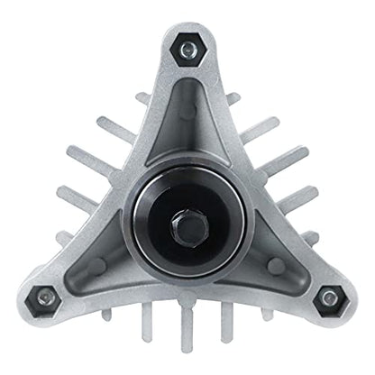 42 Inch Mower Parts 130794 Spindles Deck Rebuild Kit Fits for LT1000 LT2000 YTH1842 DYT4000 AYP Craftsman Poulan Husqvarna with 2 Pulleys 173436, 95" Deck Belt 144959 - size: 2 Spindle+2 pulley+1 belt