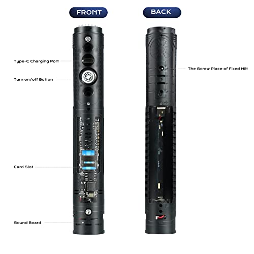 DAMIENSABER Upgrade Xenopixel 3.0 34 Sound Font Inner Core DIY Light Saber Electronics Soundboard Infinite Colour Smooth Swing Motion Control Internals Build Your Own Light Saber Kit