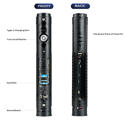 DAMIENSABER Upgrade Xenopixel 3.0 34 Sound Font Inner Core DIY Light Saber Electronics Soundboard Infinite Colour Smooth Swing Motion Control Internals Build Your Own Light Saber Kit