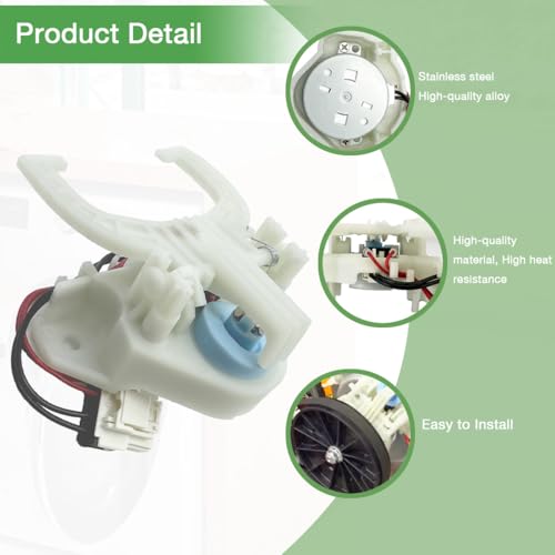 Upgraded WH03X30517 Washer Shift Actuator & WH03X32097 Pulley - color: Kit with WH01X24180 Belt & WH03X32097