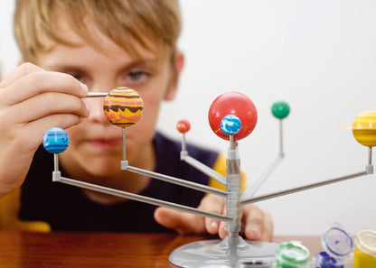 4M Solar System Planetarium - DIY Glow-in-the-Dark Model Kit for Kids - style: Glow