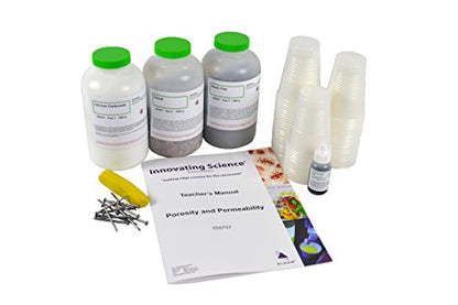 Innovating Science Porosity and Permeability Lab Activity (Materials for 15 Groups)