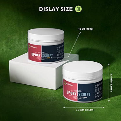 AB Epoxy Sculpt Clay, with Tools, White, 2 Part Modeling Compound 2 Pound - color: WHITE, size: 2 Pound