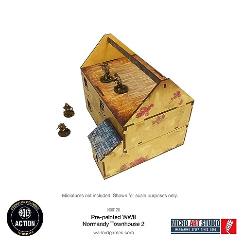 Micro Art Studio: WW2 Normandy Townhouse 2 HDF Prepainted Terrain