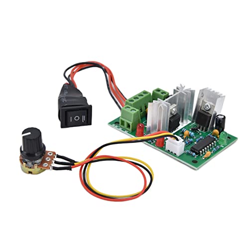 31ZY DC Brushed Motor, High Torque Low Noise High Speed PWM Control for DIY Robotics 12V 4000RPM with Speed Governor Metal Gear Pure Copper Coil 1 Pack - size: 12V4000RPM