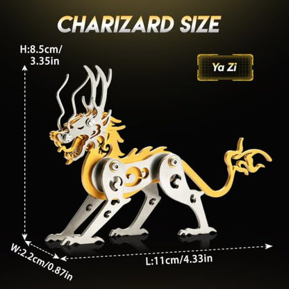 3D Metal Model Kits Mechanical Jealous Eyes Gold Stainless Steel - color: B1-jealous Eyes