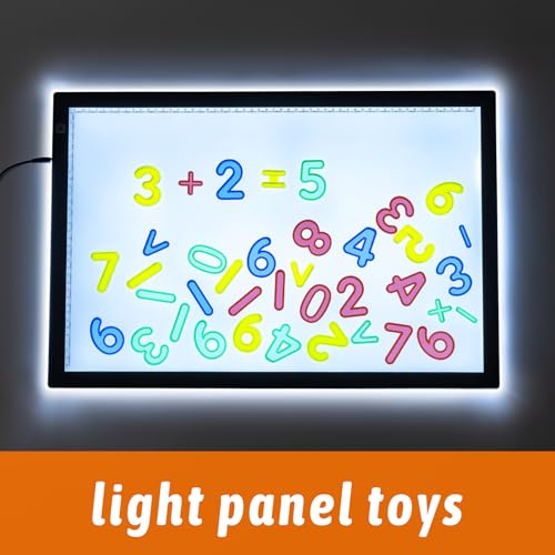 48 Pcs Plastic Numbers and Symbols, Early Math Set - color: Numbers and Symbols