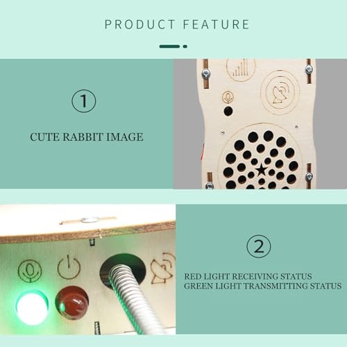 STEM Toys for Kids DIY Walkie Talkies for Kids Age 8-14, Build Your Own Walkie Talkies STEM Kits, Electronic Circuits Projects Christmas Birthday Gifts