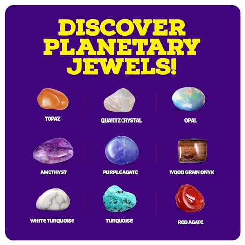 Galaxy Gem Dig Kit for Kids - Gemstones Digging Science Kits for Kids
