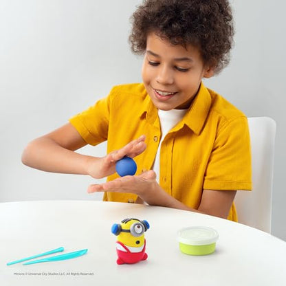 HEY CLAY Minions Modeling Air Dry Clay for Kids 4-8 Craft Kits for Kids - color: Kevin