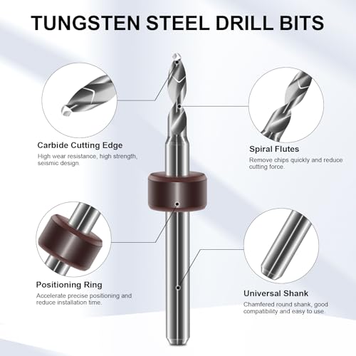 Manual Pin Vise Hand Drill Set, 21PCS Micro Drill Bits - color: Silver