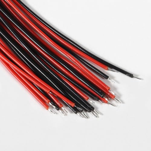 ACEIRMC 10Pairs JST-XH Connector Kit, XH 2.54mm 2 Pin Header Male and Female Connectors Plug Adapter with Flat Wire Cable 200mm 26AWG Compatible with JST XH (2P) - color: 2P