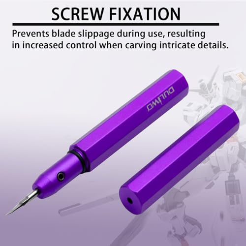 Model Scriber Tool 0.15mm Tungsten Steel Chisel - style: purple+0.15mm