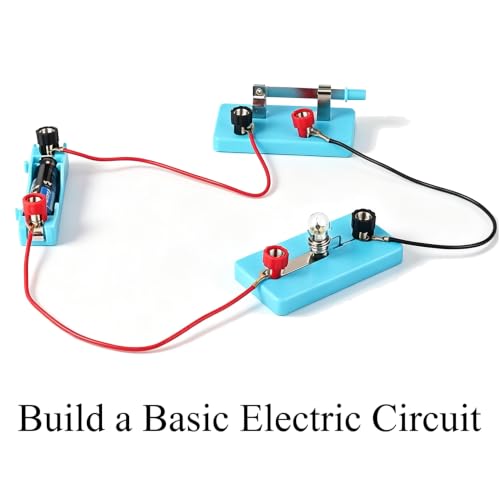 Kids Electric Circuit STEM Experiment Kit, Physics Learning Set for Series & Parallel Circuits, Teaching Supplies for Classroom & Homeschool Students (Pack of 2) - size: 5.7 x 1.25 x 3.38 inches (Pack of 2)