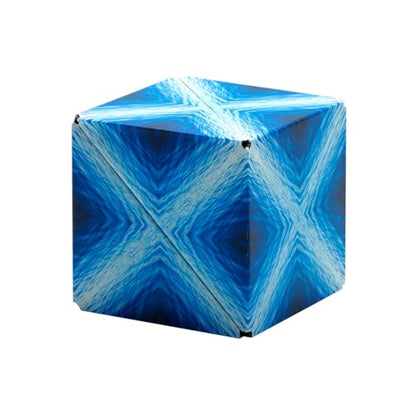 Shashibo DODECA Magnetic Puzzle Cube, Stress Relief Fidget Toy - color: Blue Planet, size: DODECA