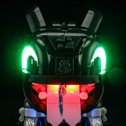 LED Light Set Compatible with Lego How to Train Your Dragon: Toothless Icons 10375 Building Blocks Model - Model Set NOT Included