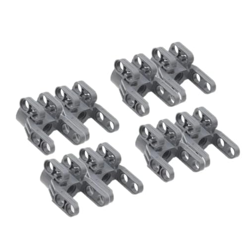 16PCS Pneumatic Technical Parts Linear Actuator & Hydraulic Pump Kit with Push Rods & Connectors for MOC Robot, Car DIY Engineering Projects Compatible with Major Building Blocks