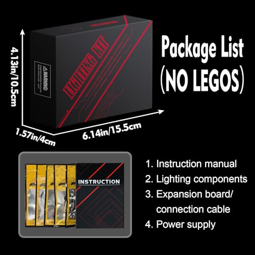 LED Lighting Compatible with Lego Venom 76187, Light Kit Compatible with Lego 76187, Giving Light to Model, NOT Included The Model Set(Classic Edition)