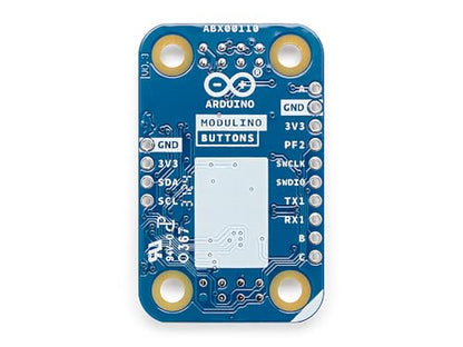 Arduino Modulino Buttons [ABX00110] - Qwiic-Compatible 3-Button Module with LEDs for Arduino Projects and Interactive Controls - style: Buttons