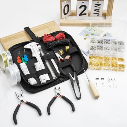 GTAAOY Jewelry Making Supplies Kit, Repair Tools with Accessories - style: B