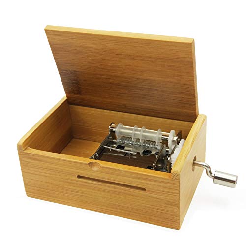 Music Box Movement 15 Note Make You Own Song with Tool Kit (with Bamboo Box)