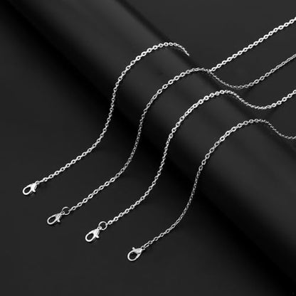Lemonkey 33 Feet Silver Chains for Jewelry Making,Necklace & Craft - color: Silver, size: 2mm