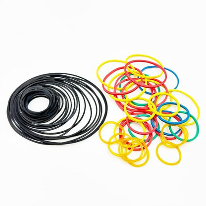 60PCS RC Toy Pulley Belts Engine Drive Belt Rubber Band Transmission Belt for RC Car Truck Airplane Robot DIY Model Toy Accessories