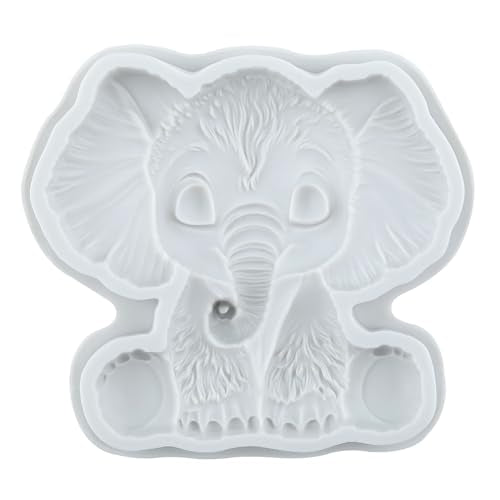 Elephant Silicone Mold Animal Elephant Polymer Clay Molds - color: Style G
