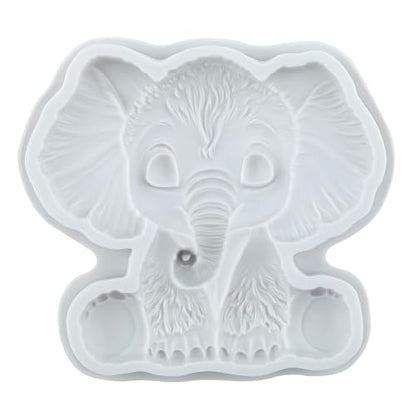 Elephant Silicone Mold Animal Elephant Polymer Clay Molds - color: Style G