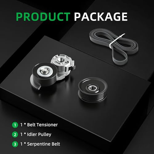 Serpentine Belt Tensioner Idler Pulley Kit #38189 36100 6PK2325 - size: for Town Car/Crown Victoria 2000-2002
