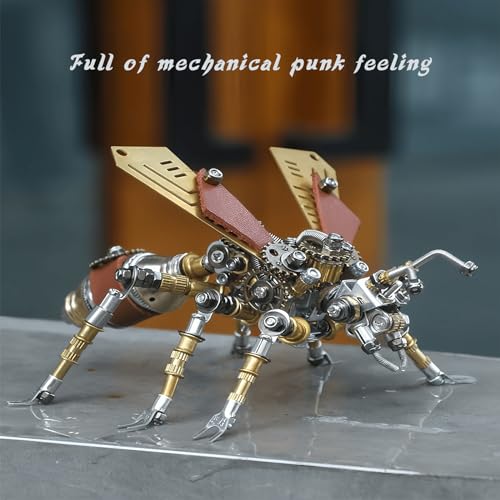 Adult 3D Metal Puzzle, Punk Insect Metal Model Set, 3D Puzzle Mechanical Insect Building Blocks, Fun DIY Assembly, high-end Men's Gifts. - color: Mechanical Flying Ant
