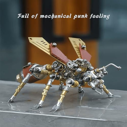 Adult 3D Metal Puzzle, Punk Insect Metal Model Set, 3D Puzzle Mechanical Insect Building Blocks, Fun DIY Assembly, high-end Men's Gifts. - color: Mechanical Flying Ant