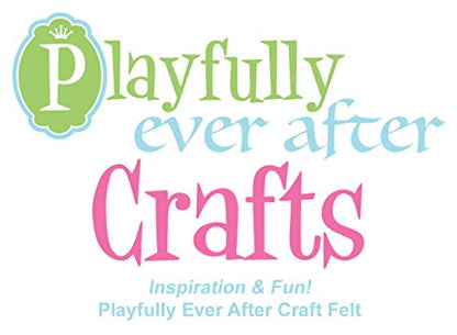 Playfully Ever After Red Craft Felt Circles (1 Inch - 200 pc) - size: 1 Inch - 200 pc