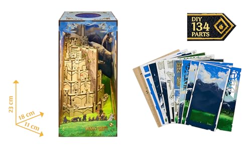 Revell Lord of the Rings Minas Tirith 3D Book Nook Wooden Puzzle Kit
