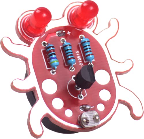 Weevil Eye DIY Kit Electronic Beginner Learn to Solder Fun Kit (Pack of 7 Sets, Multicolor)