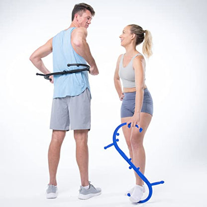 Body Back Buddy Elite Bundle Back Massager & Neck Massager for Pain Relief - color: Blue & Black, size: Elite Bundle